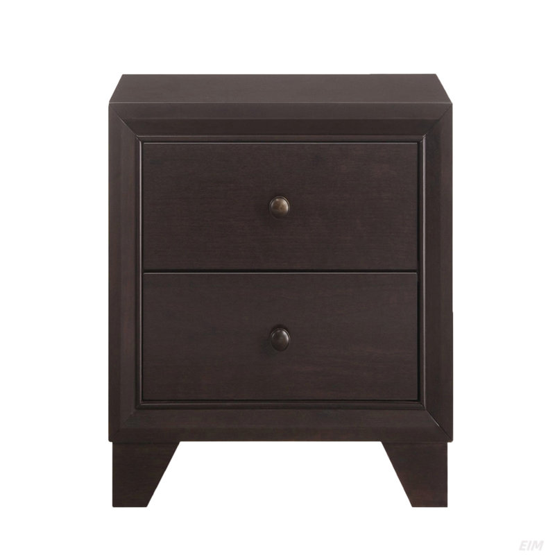 Convenient Storage 2-Drawer Nightstand