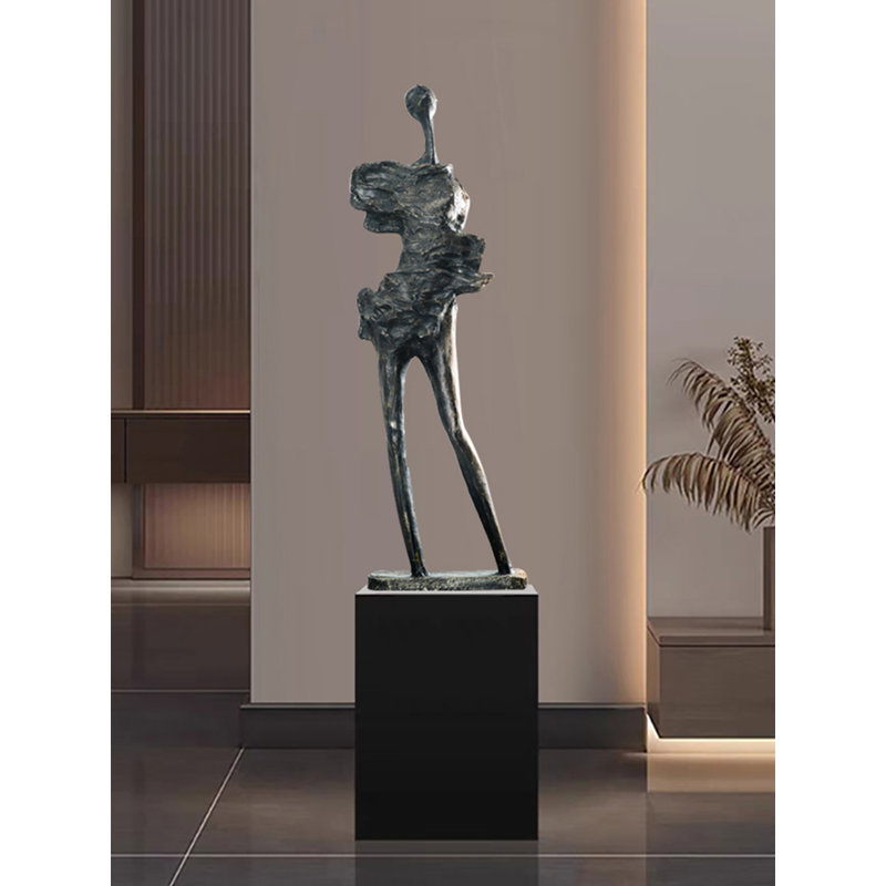 Ornement de sculpture Nordic Creative, H 54,33 po x l 19,69 po x P 10,24 po