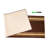 Solid Border Brown Low Pile Slip Resistant Rugs-1337471330
