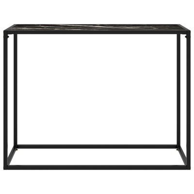 Eunita Glass Top Console Table