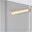 Lit superposé simple au-dessus de simple avec lumière DEL et ports USB, blanc