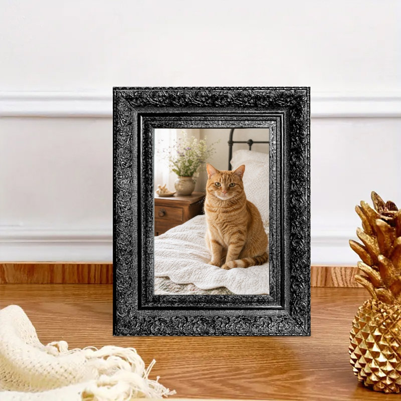 Cadre photo de table 1PC 5 "x 7" noir pour tablette de bureau, Black, 1, 5" x 7"