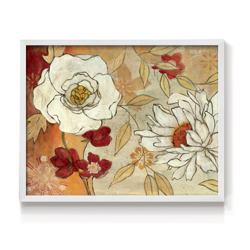 Lush Crimson I -Framed Print - Restickable