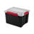 Sterilite 8.5 Gal Gasket Box, Stackable Storage Container w/ Lid, Black, 4 Pack-138097233-138097226
