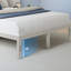 Base de lit plateforme en métal avec support de lattes en acier robuste, aucun sommier requis-1410926875-1437585966-1410926886