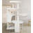 Three Layer Cat Tree With Cat Condo And Two Hammocks,-186297788