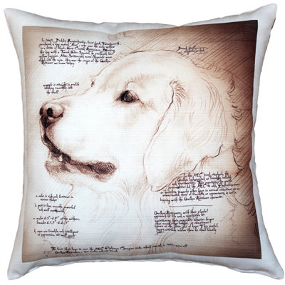  Coussin intérieur / extérieur Golden Retriever Dog