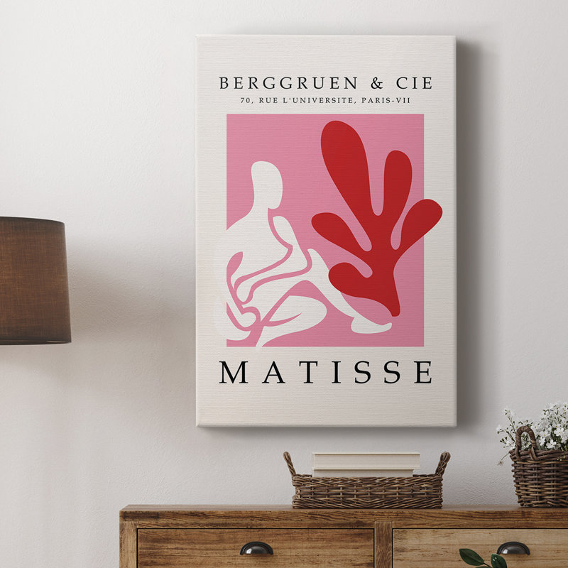 Matisse CDL XXV, reproduction d'art encadrée - Cavas, H 48 po x l 32 po