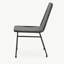 Chaise de salle à manger brun foncé (ensemble de 2)
