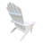 Outdoor Or Indoor Wood Children Adirondack Chair,White