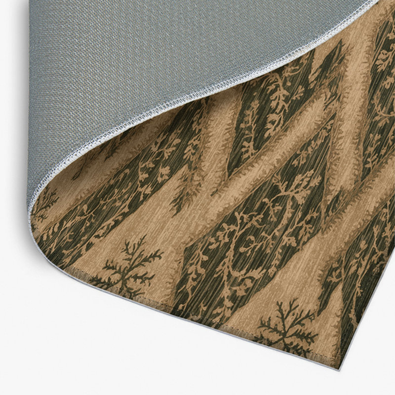 Tapis d'intérieur et d'extérieur brun Nature, Rectangulaire 8 pi x 10 pi