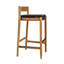 Copenhagen Teak Patio Bar Stool-132488762-132488764