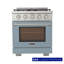 KUCHT Professional 30 po 4,2 pieds cubes Cuisinière au gaz propane et four à convection en bleu clair avec brûleurs True Simmer-97805566-97805568