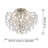 Myria 3-light 15.8'' Crystal Semi Flush Mount-1036357965