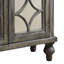Console grise avec incrustation de luxe