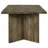 Roman Mango Brown Rectangular Double V-Leg Dining Table