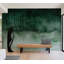 Murale pelez et collez - Expression de béton vert-417380669