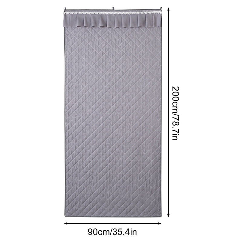 Kbndieu Thermal Insulated Door Curtain Fits Door Blocks Cold Retains Winter Warmth Upgraded Cloth Filled with Thicken Door Cover for Winter