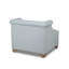 Fauteuil d'appoint à volutes, moka-1185459772