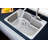 33'' L Drop-In Stainless Steel Kitchen Sink