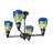 Akerstrom 4 - Light Dimmable Sputnik Chandelier