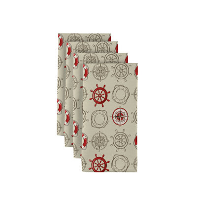 Milligan Polyester Nautical Square Napkin