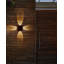 Dareese Satin Black 10cm H Integrated LED Outdoor Sconce