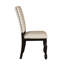 Table et chaises rembourrées Brown-722323247