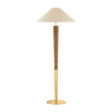 Bohicket Floor Lamp in Aged Brass by Cortney Bishop