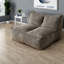 Canapés à compression, chaise longue compacte en lin et coton pour la maison