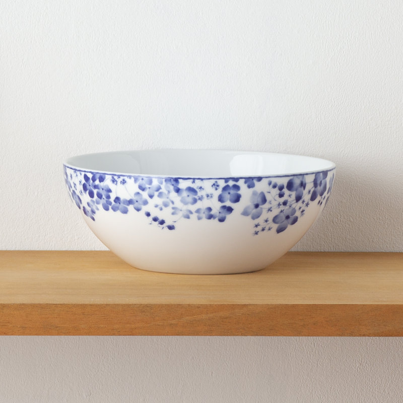 Bol à légumes Noritake Bloomington Road, 9 po, 68 oz, Bleu