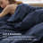 Bedsure 100% Washed Cotton Duvet Cover Queen Set - Minimalist Cotton Beding Set For All Season（set of 3）-125402758-106246591