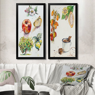 " Set Of Apple Botanist Ii " 2 - Pieces