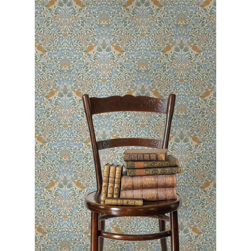 Papier peint adhésif Garden, Bleu ciel