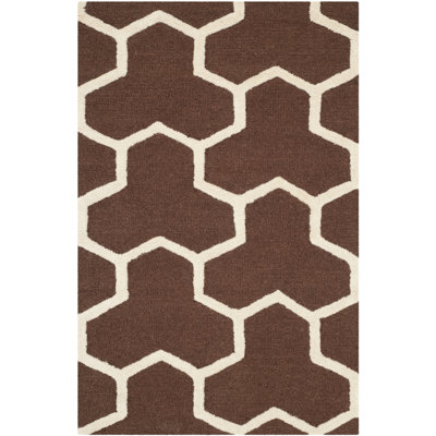 Deedgra Hand Tufted Wool Geometric Rug