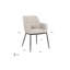 Bella Upholstered Arm Chair-1443895985