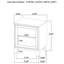 Table de chevet 2 tiroirs Noyer