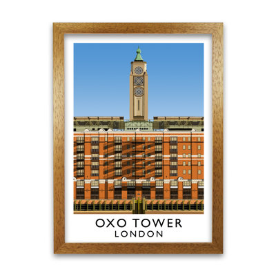 Oxo Tower London 1 Piece Single Picture Frame Wall Art