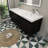 Single Bathroom Vanity with Acrylic Top-1374664406