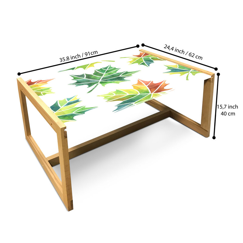 Naason Coffee Table, 15.75" H x 35.83" L x 24.4" W
