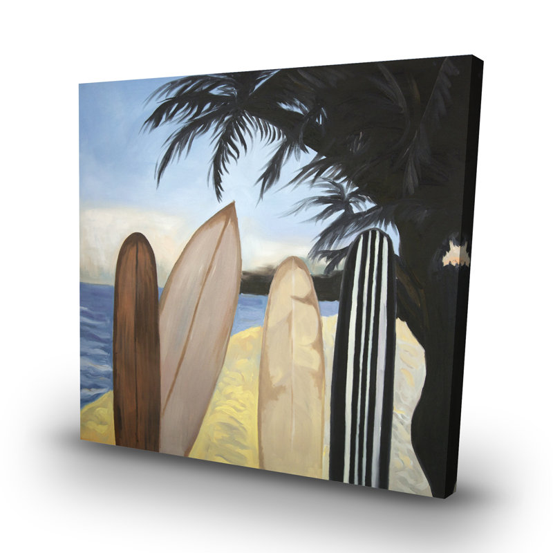 Surfboards - 32"x32" art on canvas