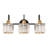 Gjystina 3-Light Dimmable Gold-Black/Chrome Crystal Vanity Light-2001491335-2001491334