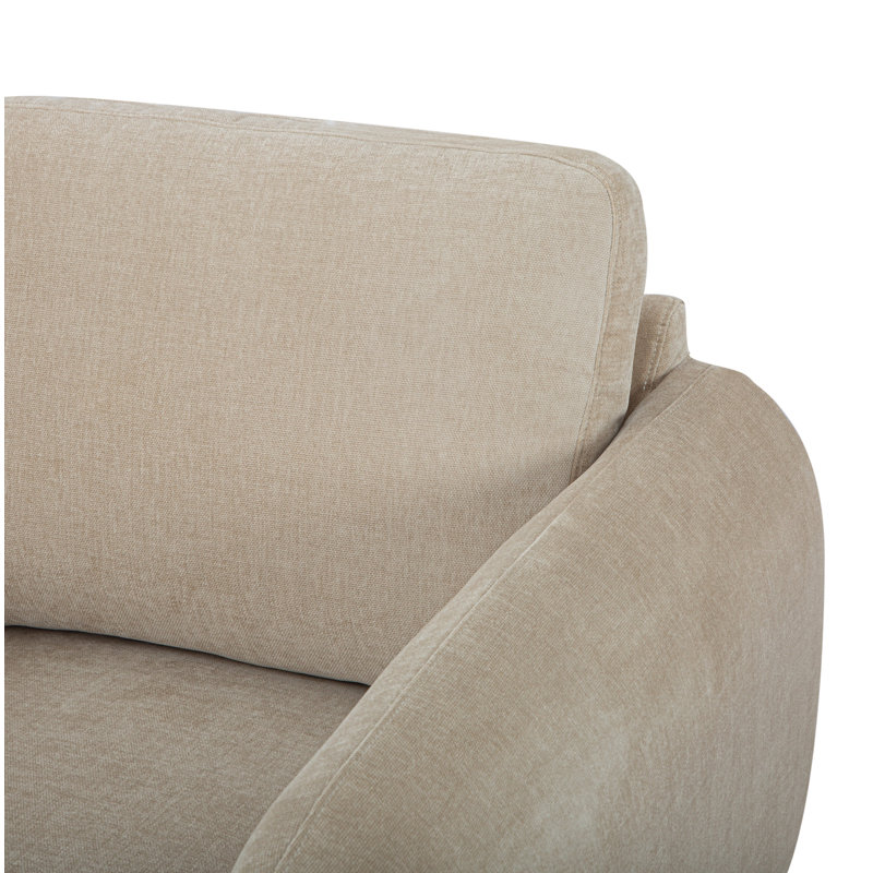 Fauteuil Leno, Chenille nid d'abeille taupe