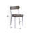 White & Gray Finish 5Pc Pack Dining Set
