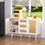 Armoire d'appoint à 3 tiroirs et 2 portes avec tablettes réglables Stoudt-2111477499