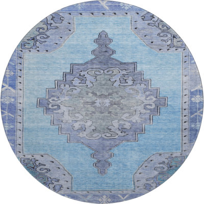 Premium Machine Washable Lubbers AMF1731 Global Rug