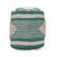 Repose-pieds cylindrique en tissu, repose-pieds