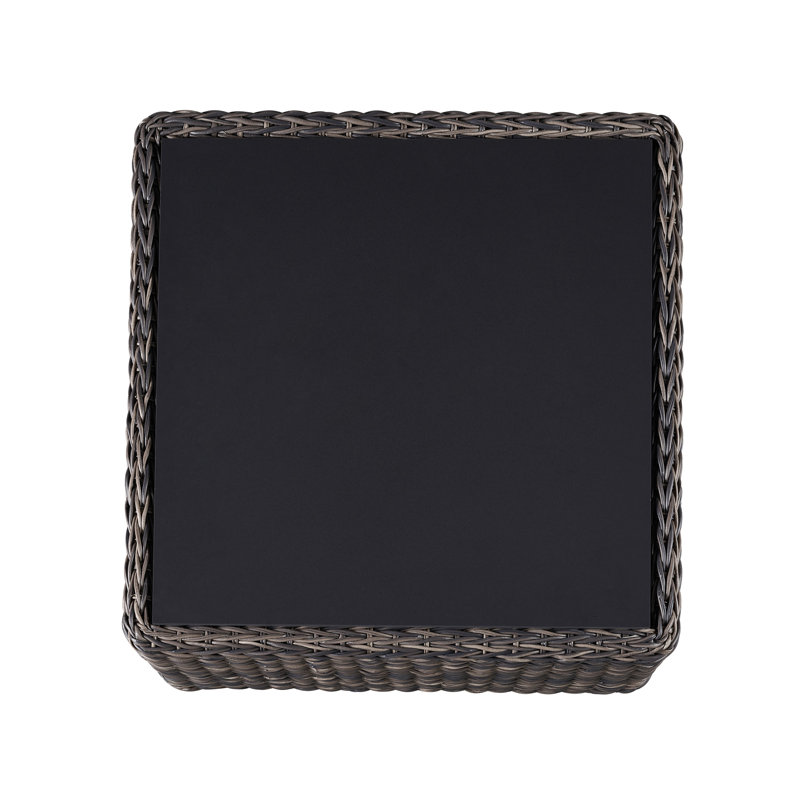 Montauk Outdoor Square Coffee Table, 16" H x 30" L x 30" W