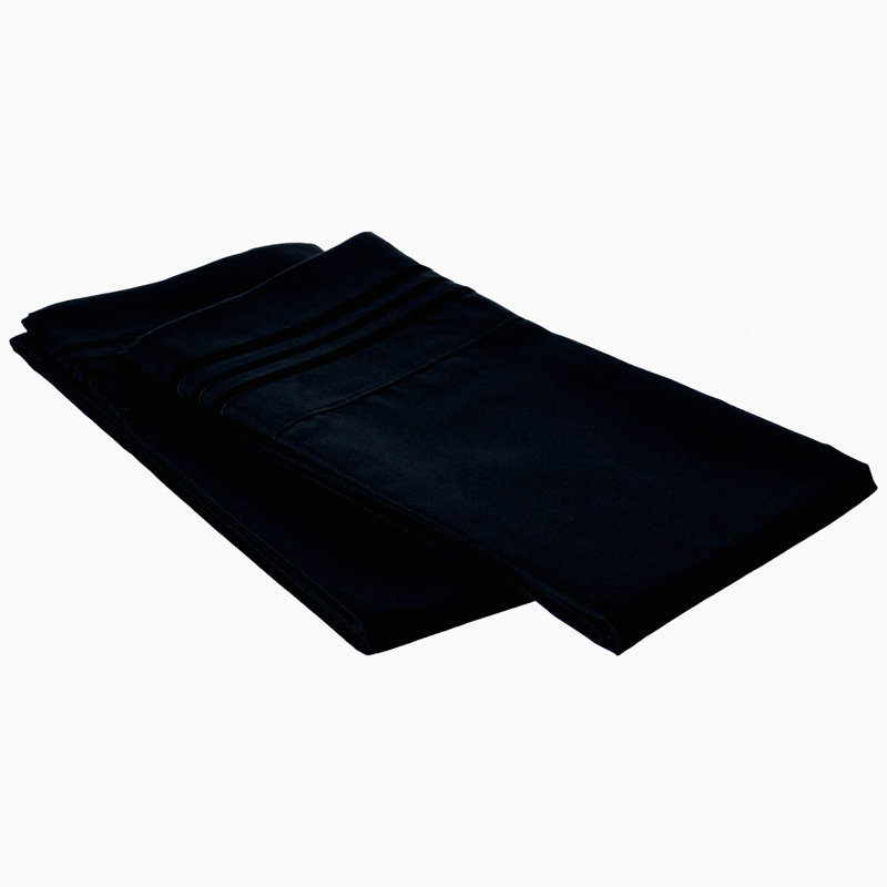 LuxurySoft Pillowcase Set - 1500 Thread Count, Wrinkle & Fade Resistant, Ultra Soft, Standard Size, 2-Piece, High Quality & Luxurious