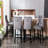 Original Product Name: Contemporary Velvet Upholstered Barstools With Button Tufted Decoration And Wooden Legs-1811136202-1786571744